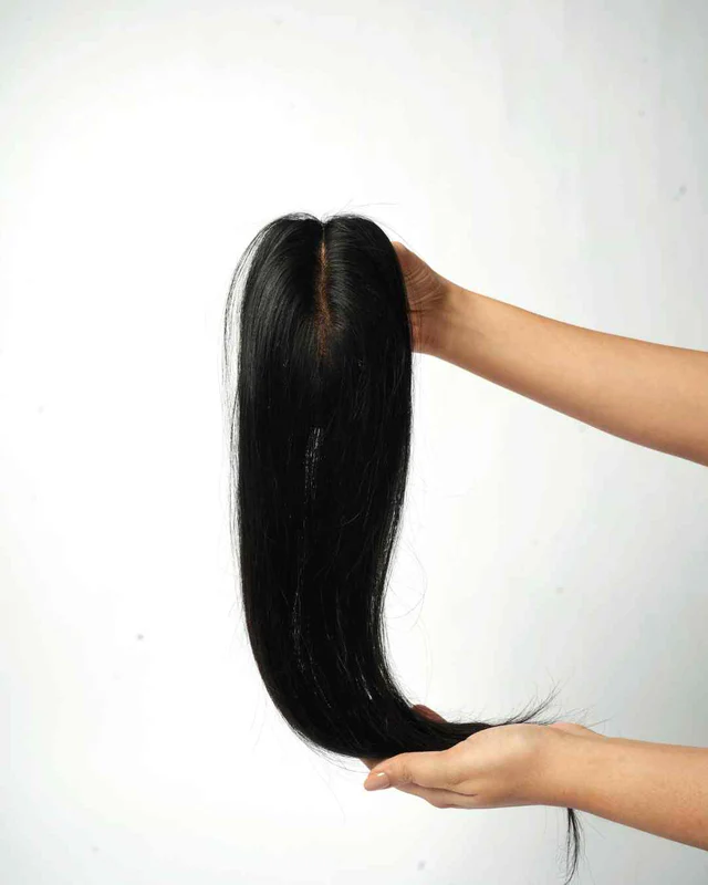 Srhairfeelers Scalp Line Hair Topper – 1.5 x 5inch – Silk Base